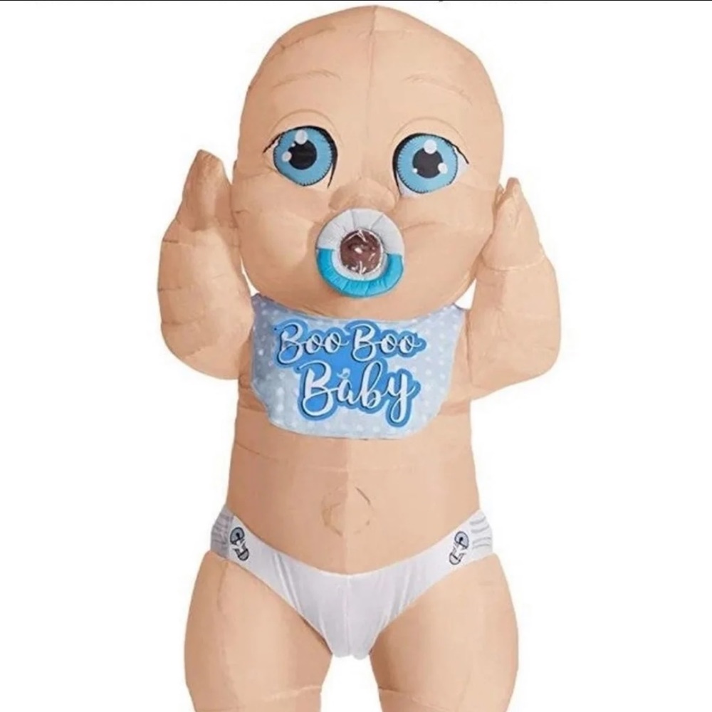 Giant Inflatable Baby Boy Costume